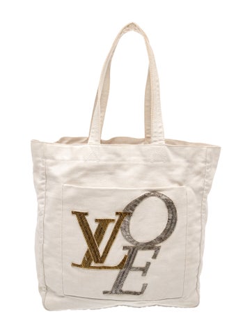 Canvas That's Love Tote MM Vintage