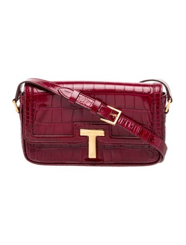 Embossed Leather Shoulder Bag