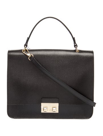 Leather Top Handle Bag w/ Tags