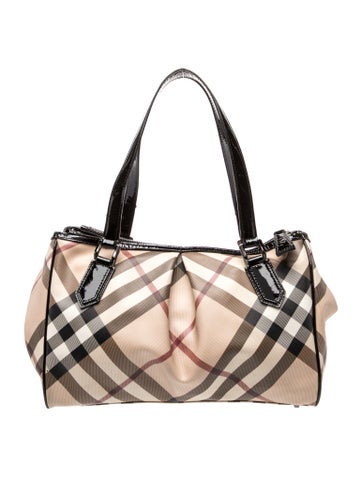 Super Nova Check Top Handle Bag
