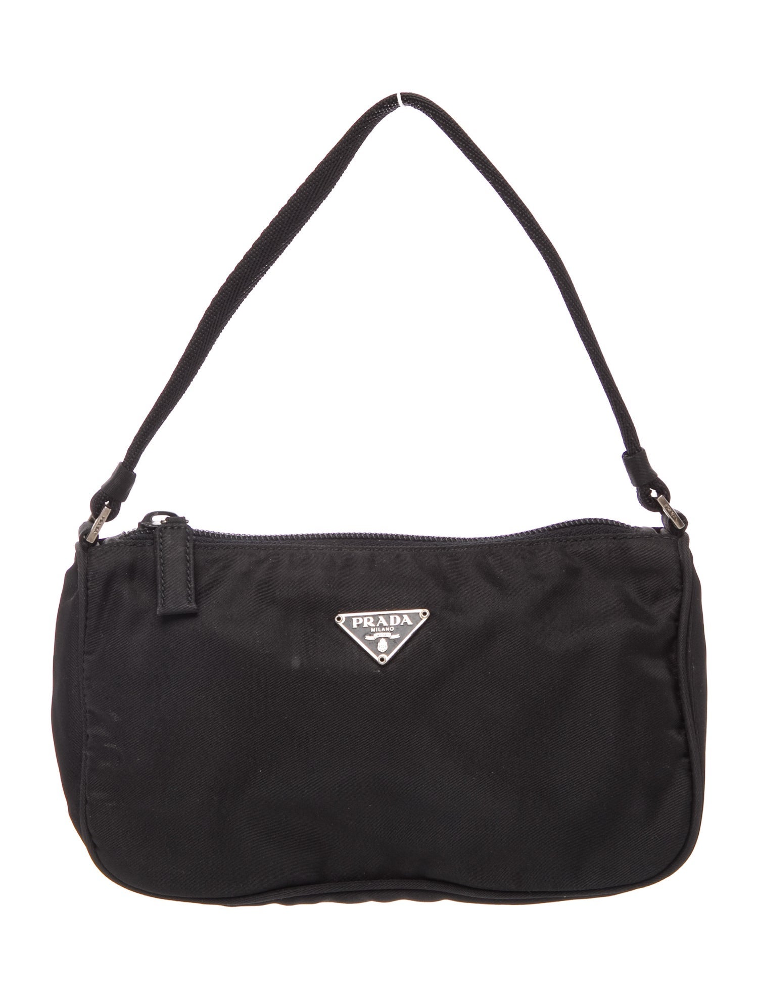 Enameled Metal Triangle Shoulder Bag