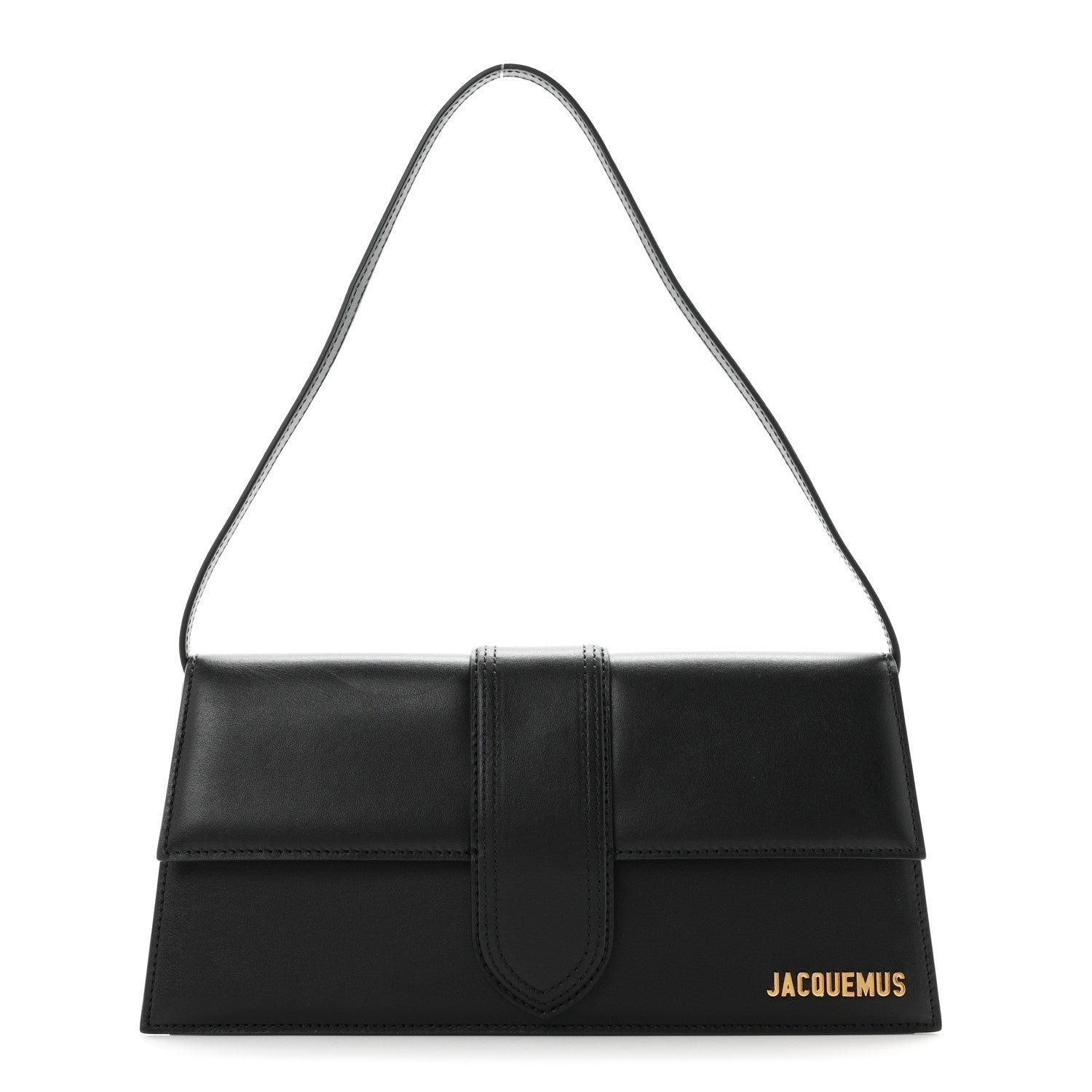 Jacquemus Smooth Calfskin Le Grand Bambino Long Black