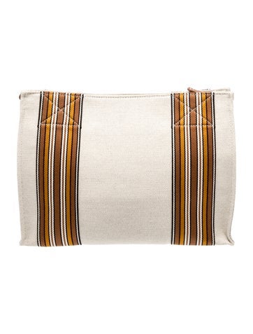 Loro Piana Canvas Clutch