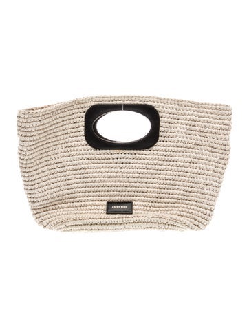 Straw Top Handle Bag