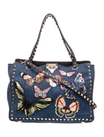 Rockstud Top Handle Bag