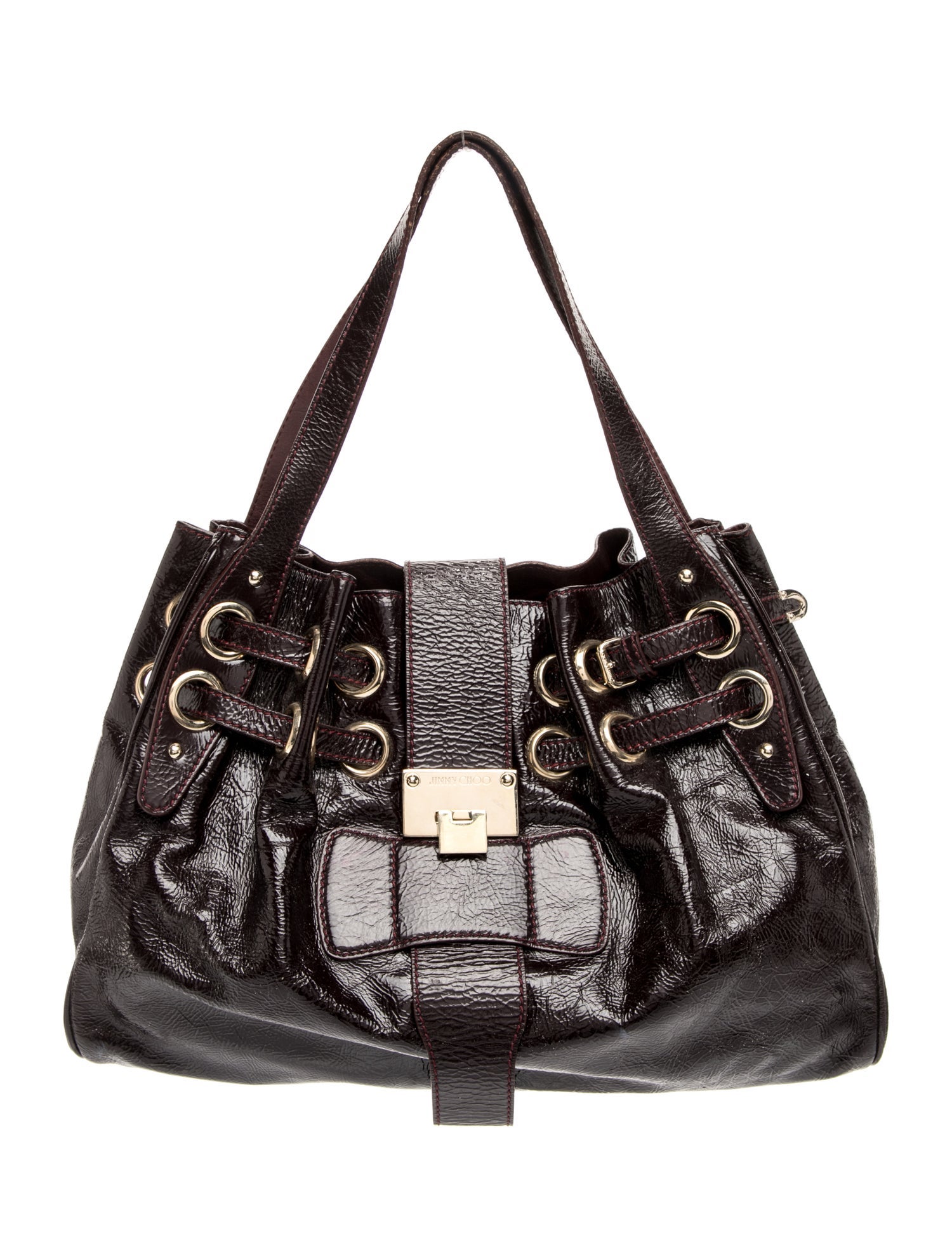 Jimmy Choo Patent Leather Shoulder Bag