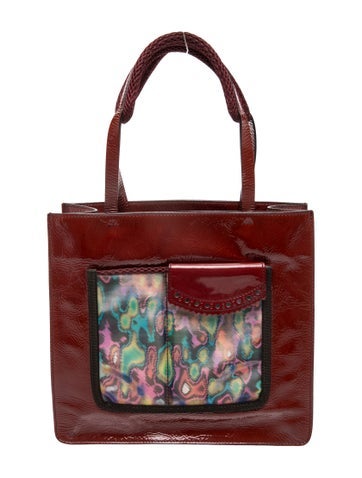 Miu Miu Patent Leather Top Handle Bag