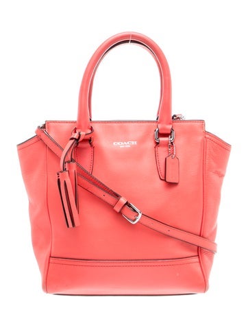 Coach Leather Top Handle Bag