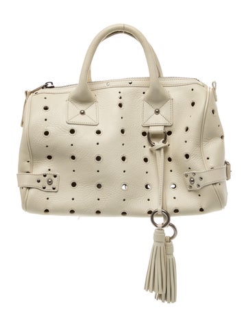 Leather Top Handle Bag