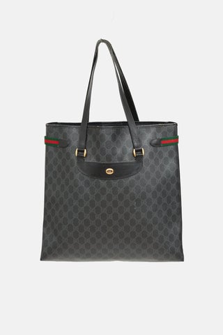 Gucci Supreme Sherry Line Tote Bag