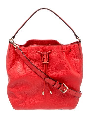 Leather Bucket Bag