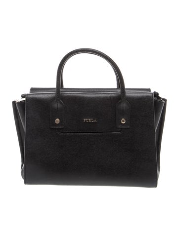 Leather Top Handle Bag