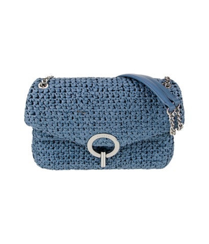 Sandro Raffia Shoulder Bag