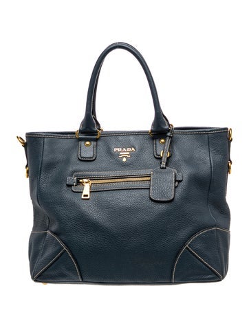 Saffiano Leather Vitello Daino Leather Tote Bag