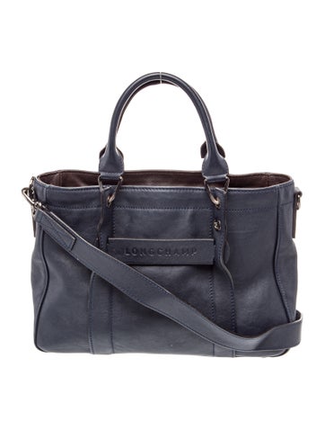 Longchamp Leather Top Handle Bag
