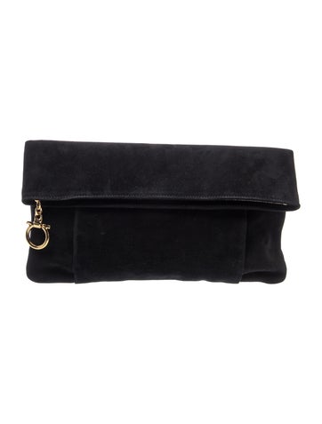 Suede Clutch