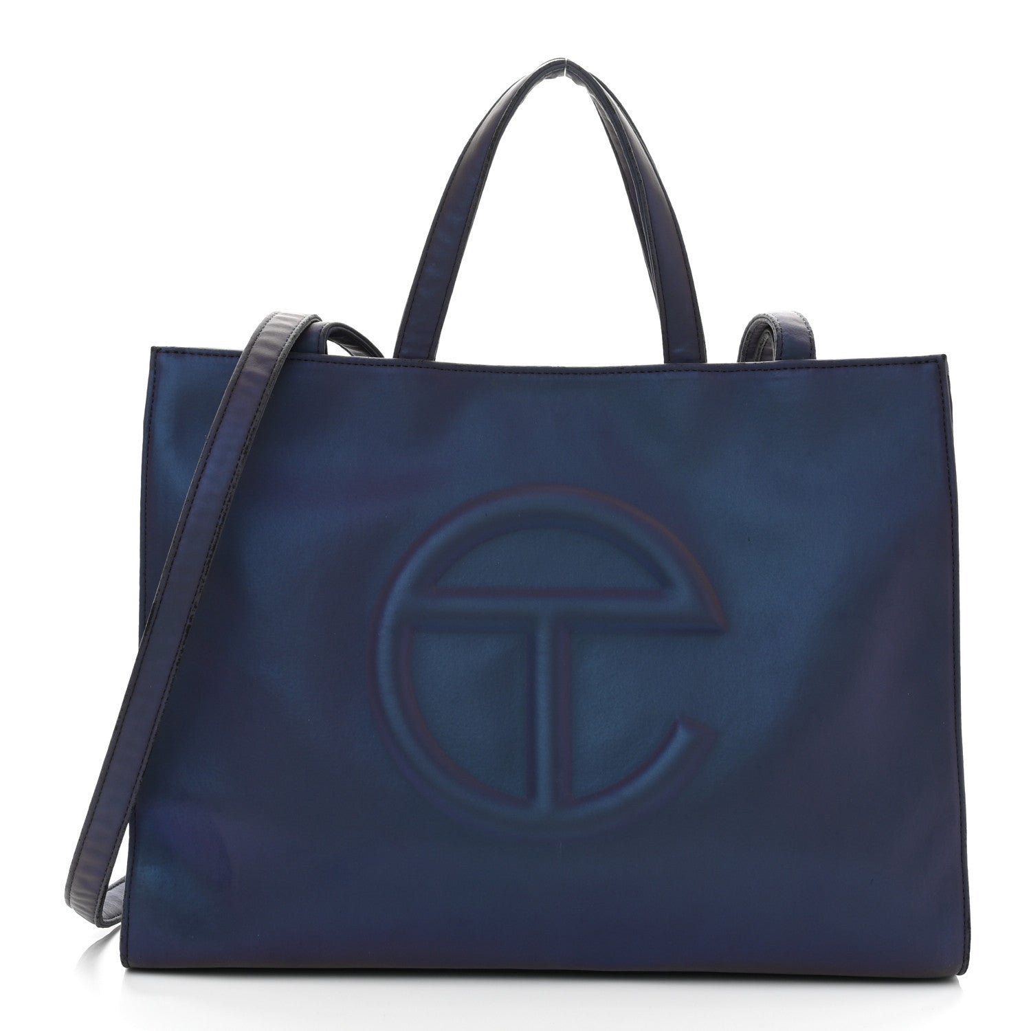 Telfar Vegan Leather Medium Shopping Bag Flash