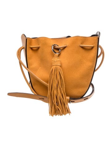 Suede Bucket Bag