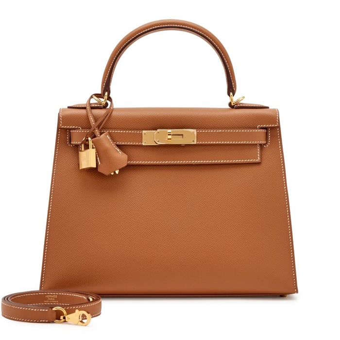 Hermes Gold Epsom Sellier Kelly 28 Gold Hardware
