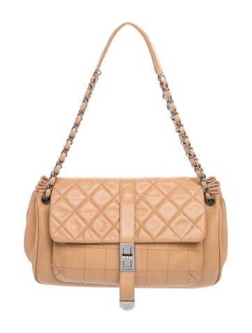 Mademoiselle Lock Accordion Flap Bag