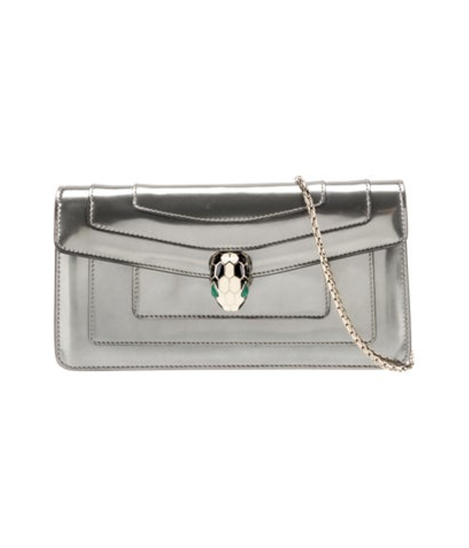 Bvlgari Patent Leather Evening Bag