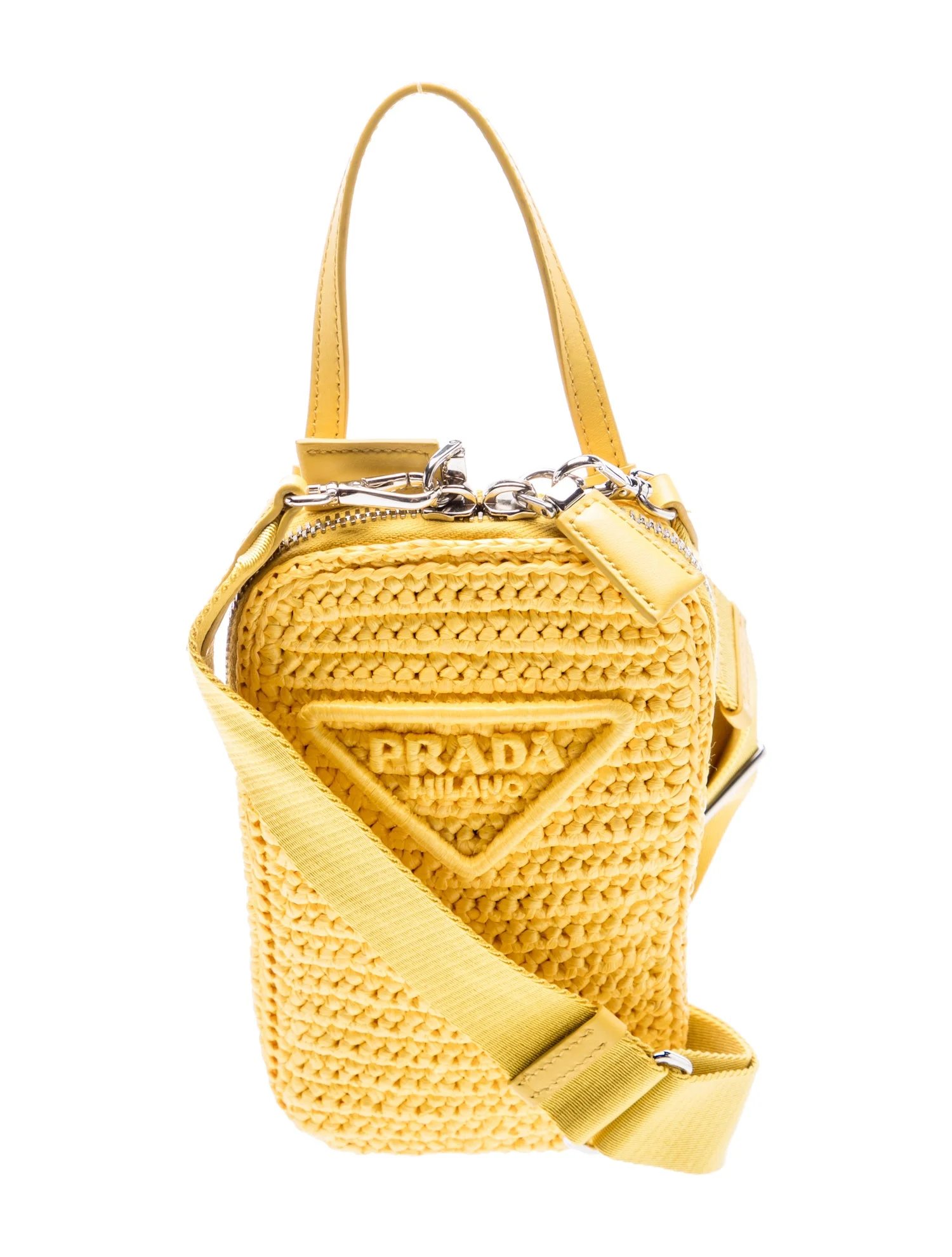 Enameled Metal Triangle Phone Pouch