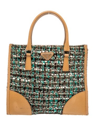 Enameled Metal Triangle Tote Vintage