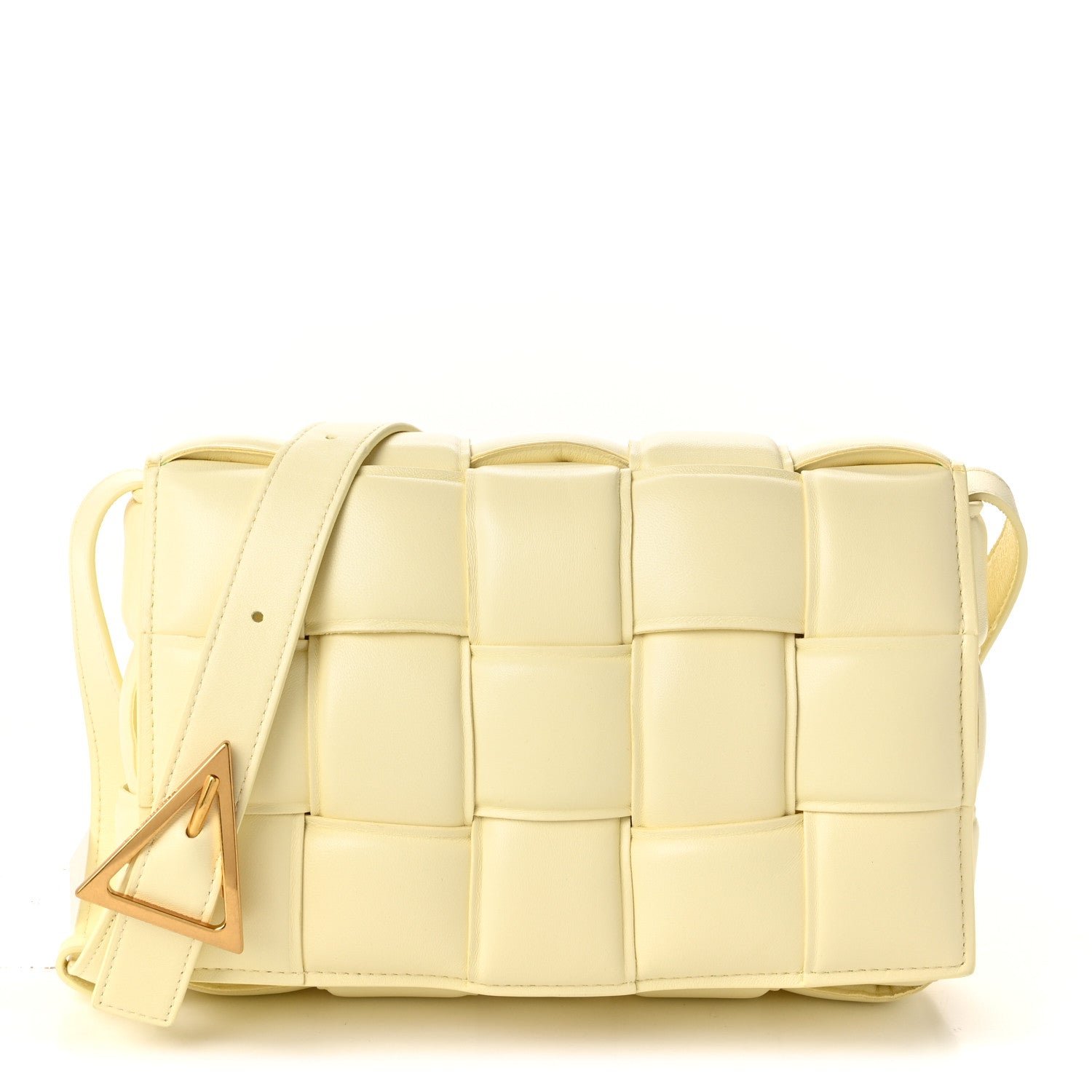 Bottega Veneta Nappa Maxi Intrecciato Padded Cassette Crossbody Bag Zest
