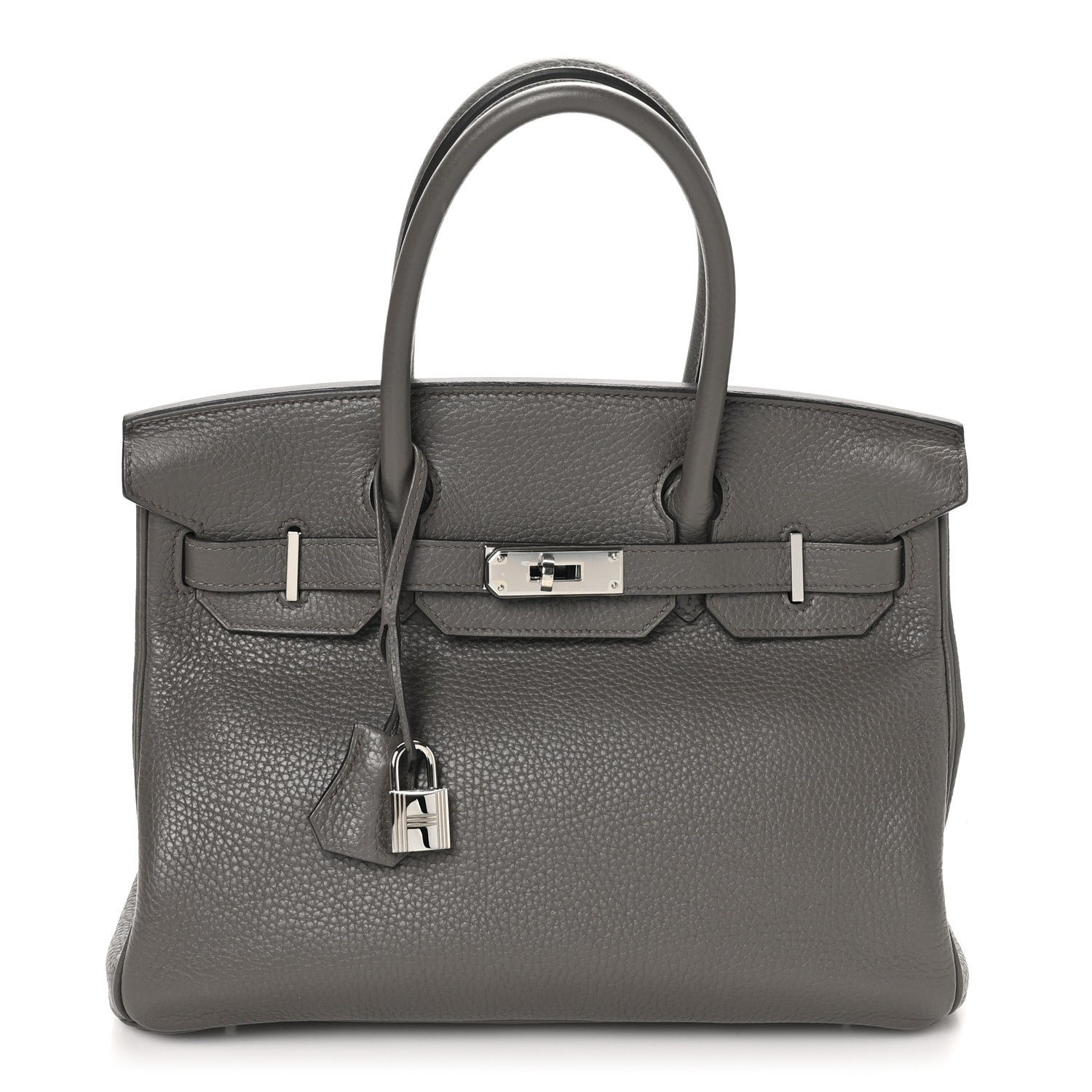 Hermes Taurillon Clemence BIRKIN 30 Etain