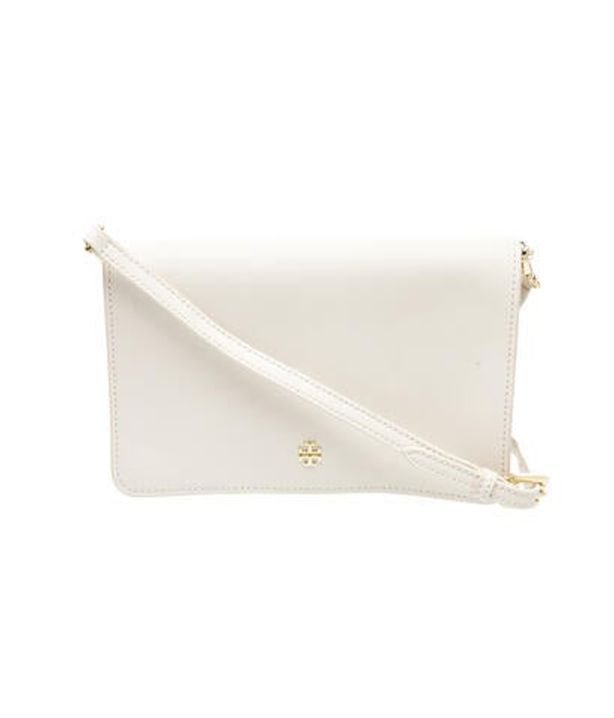 Tory Burch Burch Saffiano Leather Crossbody Bag