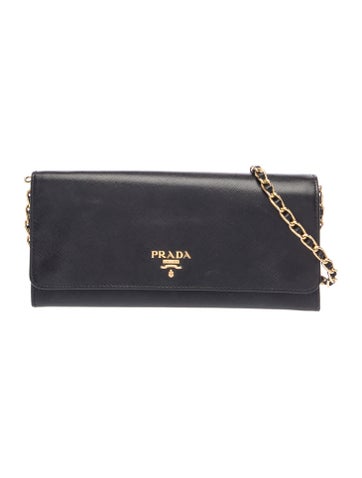 Prada Saffiano Leather Metal