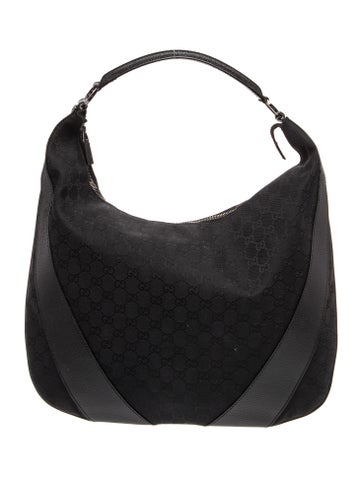 GG Canvas Hobo Large