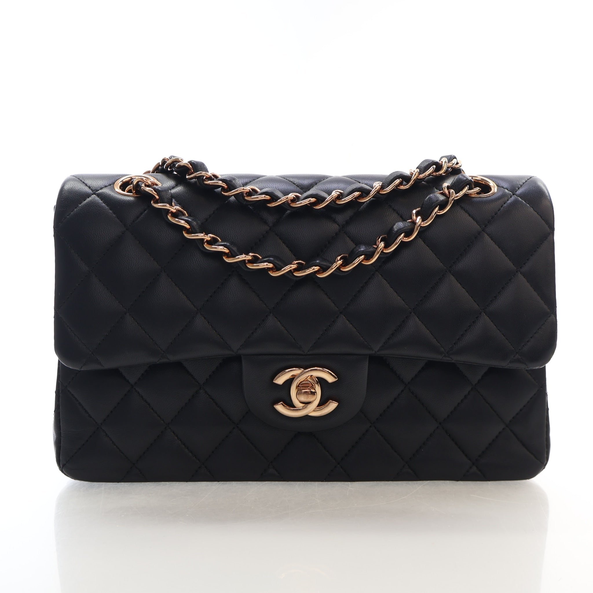 Chanel Small Lambskin Classic Double Flap Bag