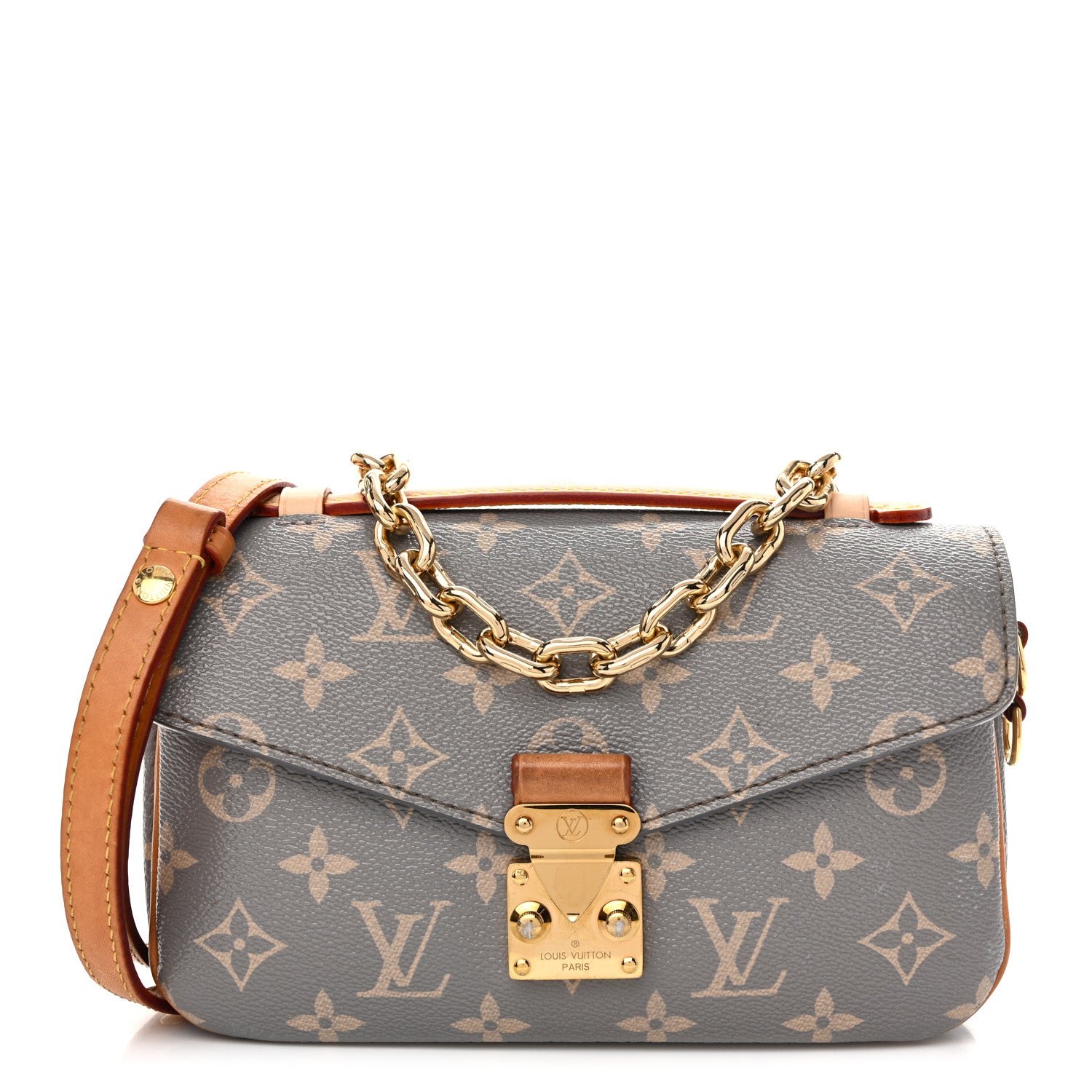 Louis Vuitton Monogram Pochette Metis East West Trianon Gray