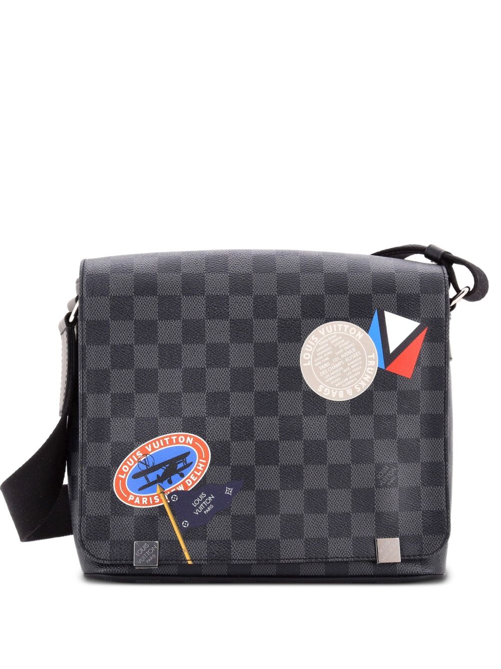 District Messenger Bag Limited Edition Damier Graphite LV League PM crossbody bag