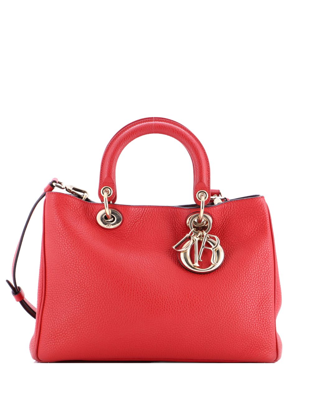 Diorissimo Pebbled Leather Medium tote bag