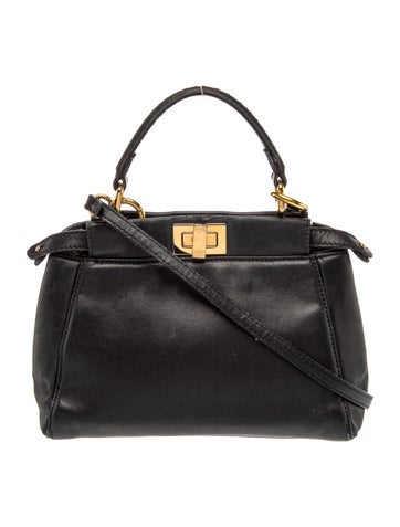 Leather Peekaboo Small