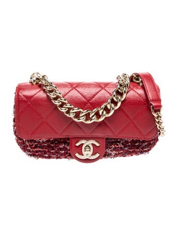 Mini Tweed Flap Bag