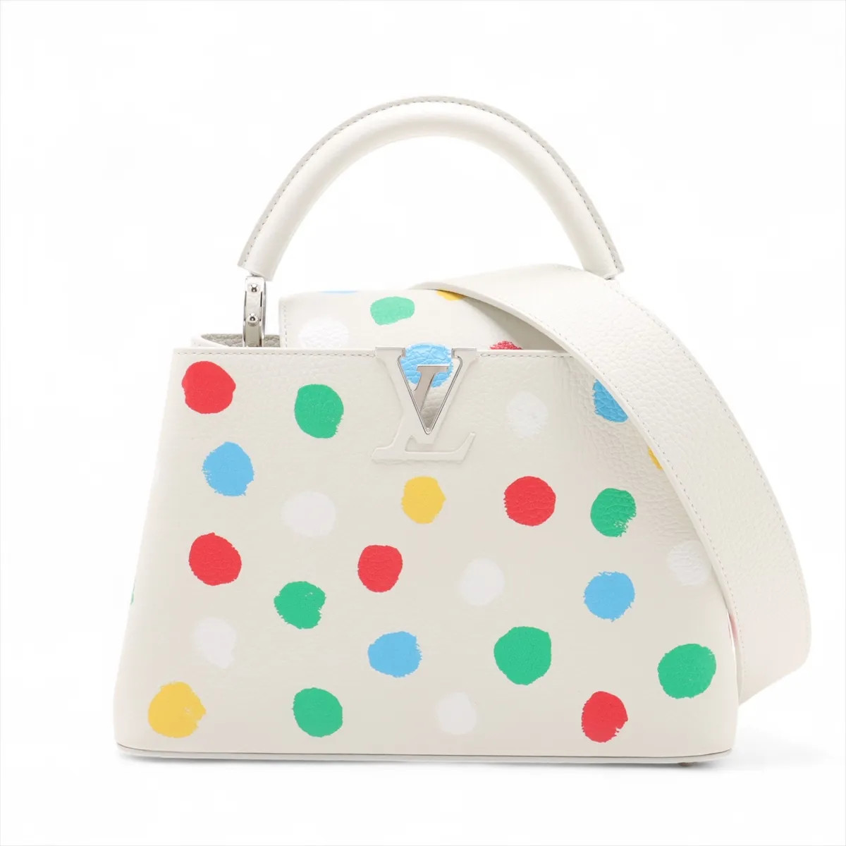 Louis Vuitton x Yayoi Kusama LV×YK Capucines BB M21637 Multicolor There was an R