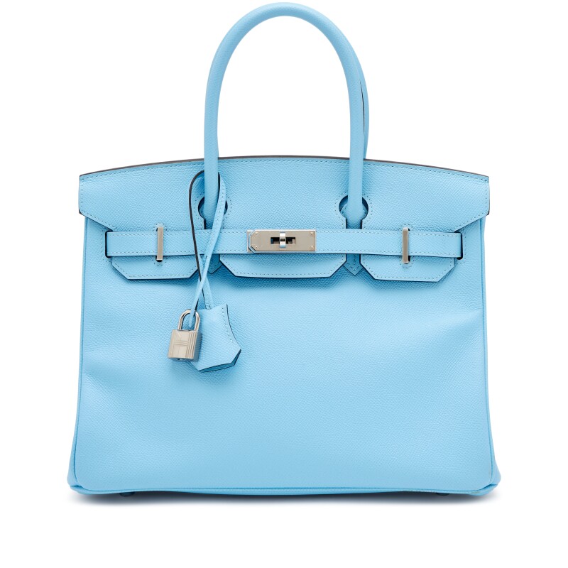 Bleu Celeste Epsom Birkin 30 Palladium Hardware, 2020