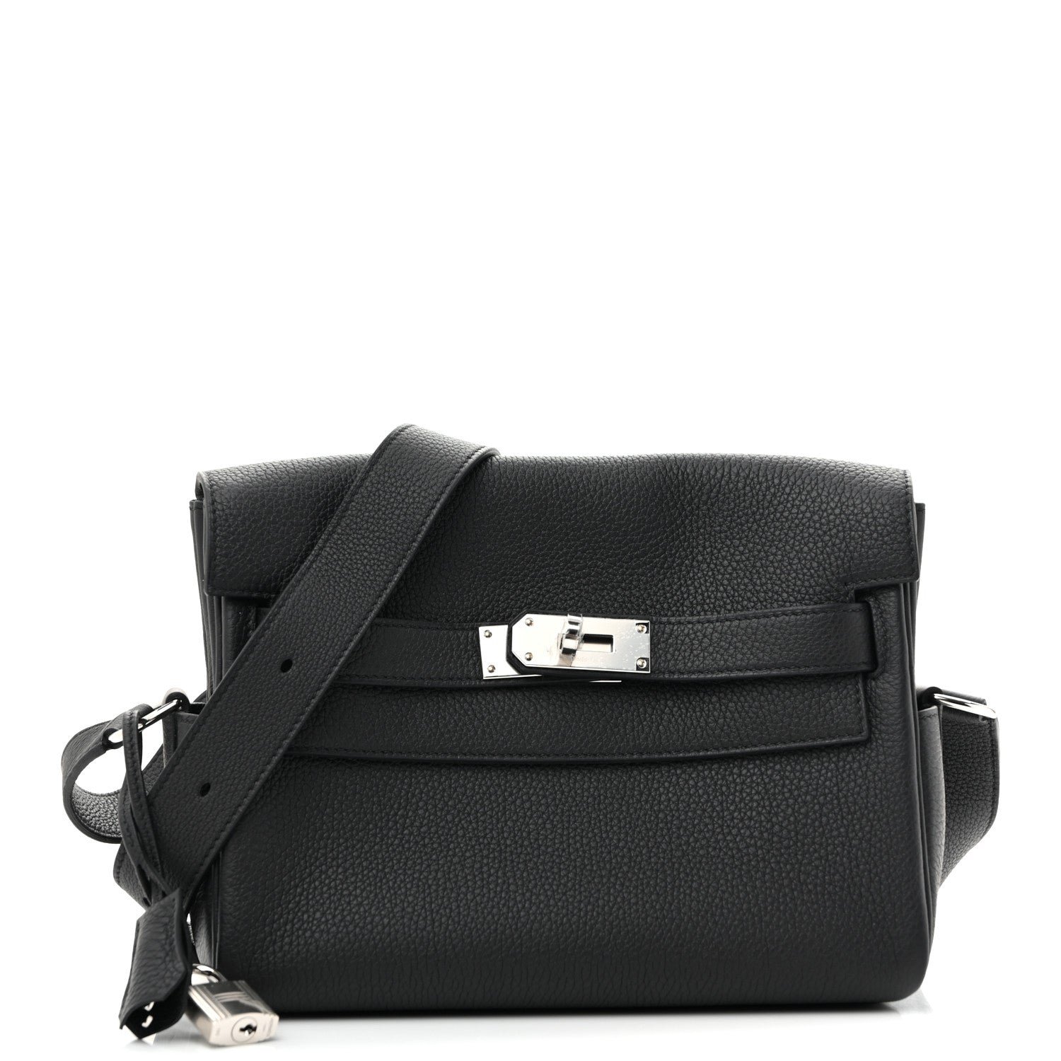 Hermes Togo Kelly Messenger PM Black