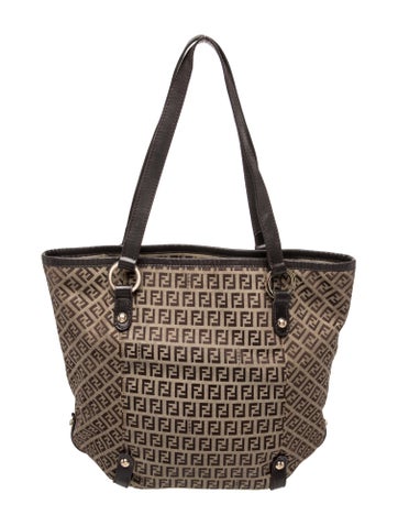 Fendi Zucchino FF Tote Vintage