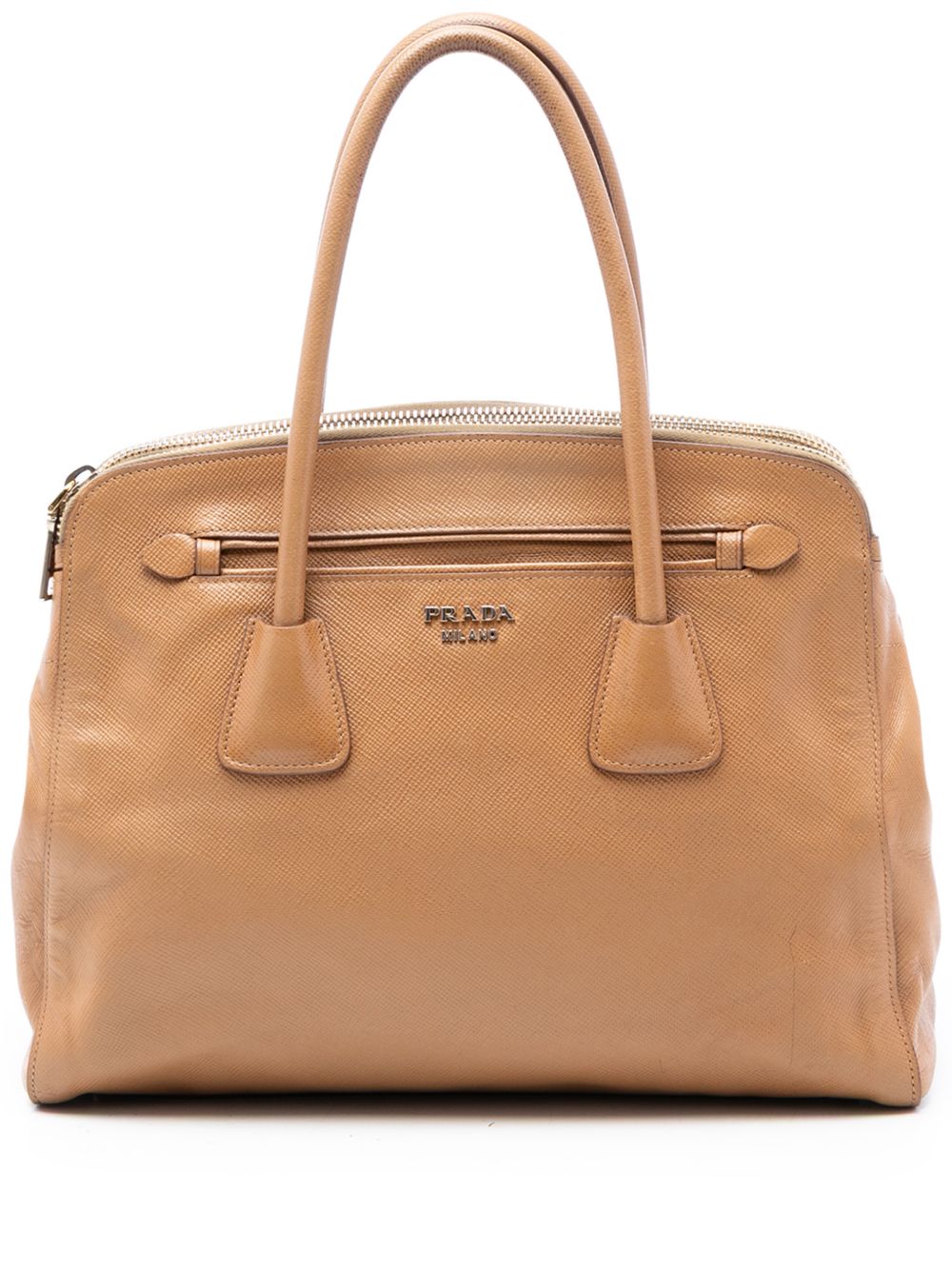 2010-2025 Large Saffiano Cuir Double Zip Top Handle Bag satchel