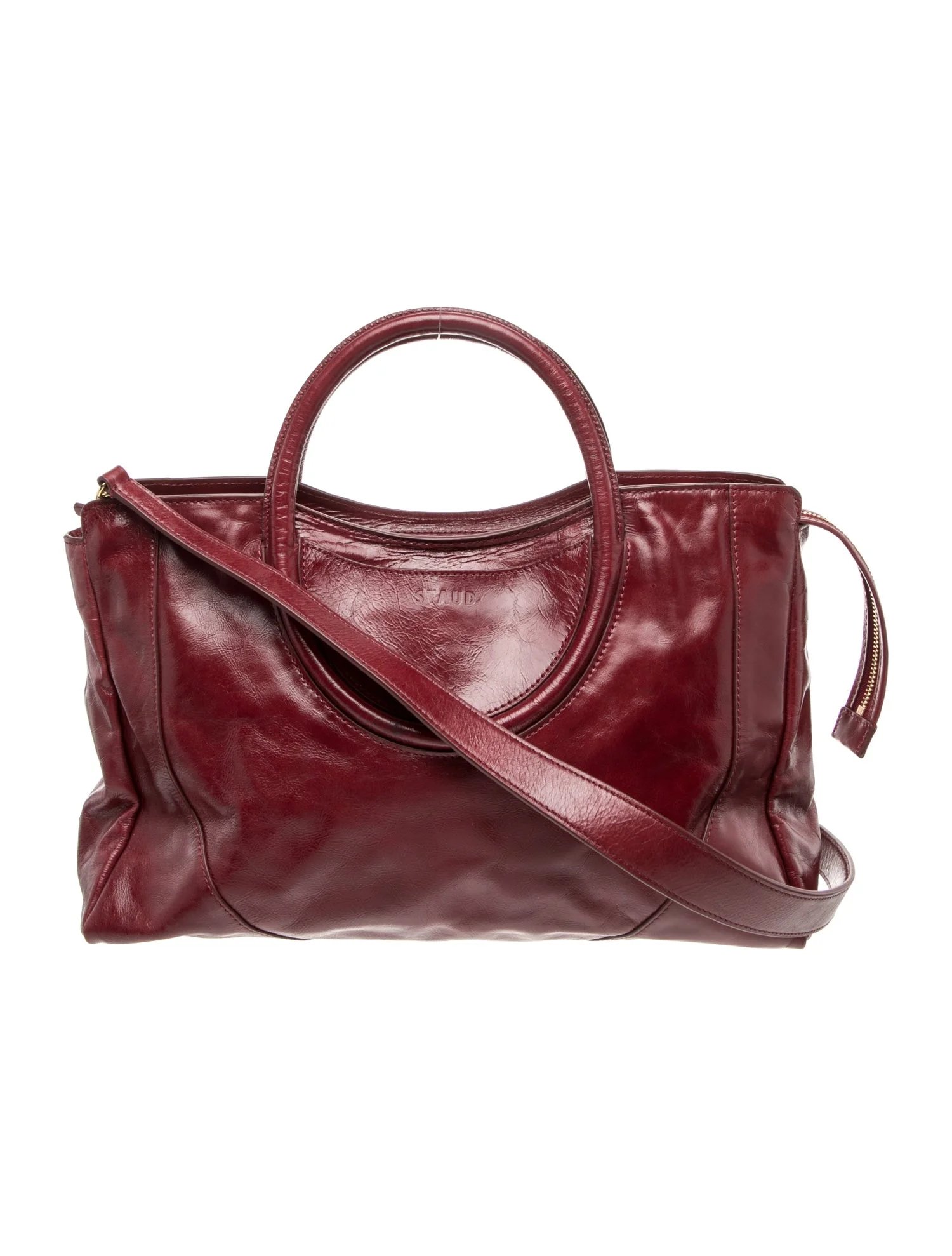 Leather Top Handle Bag