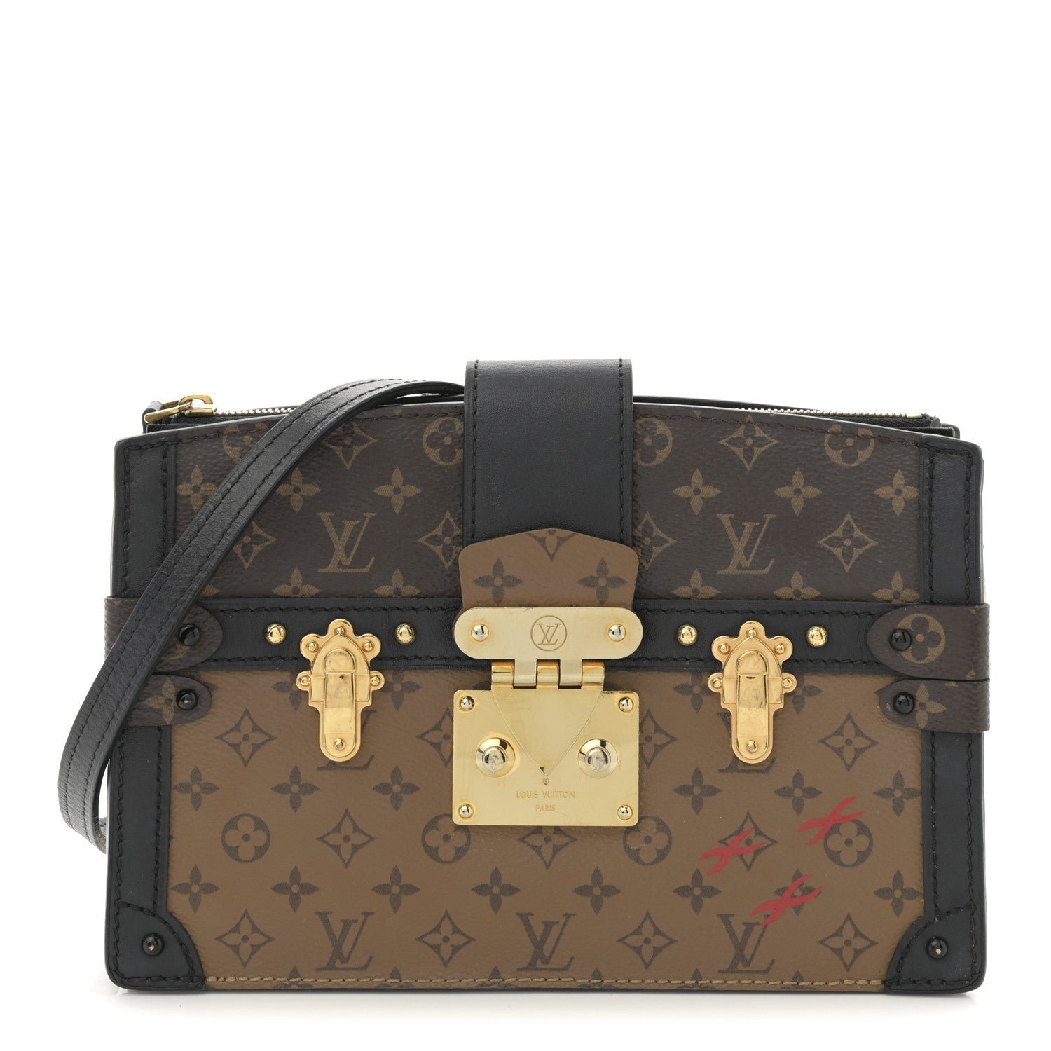 Louis Vuitton Reverse Monogram Trunk Clutch