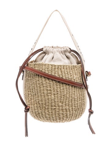Raffia Bucket Bag