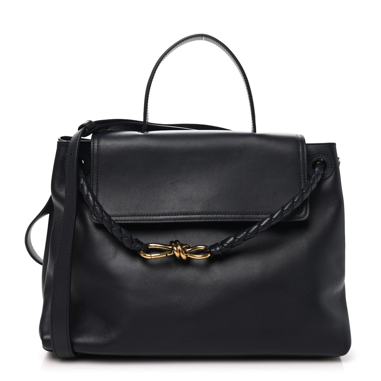 Bottega Veneta Silky Calfskin Medium Ciao Ciao Nocturnal