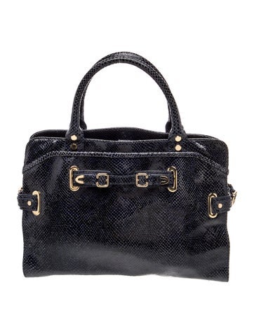 Leather Top Handle Bag