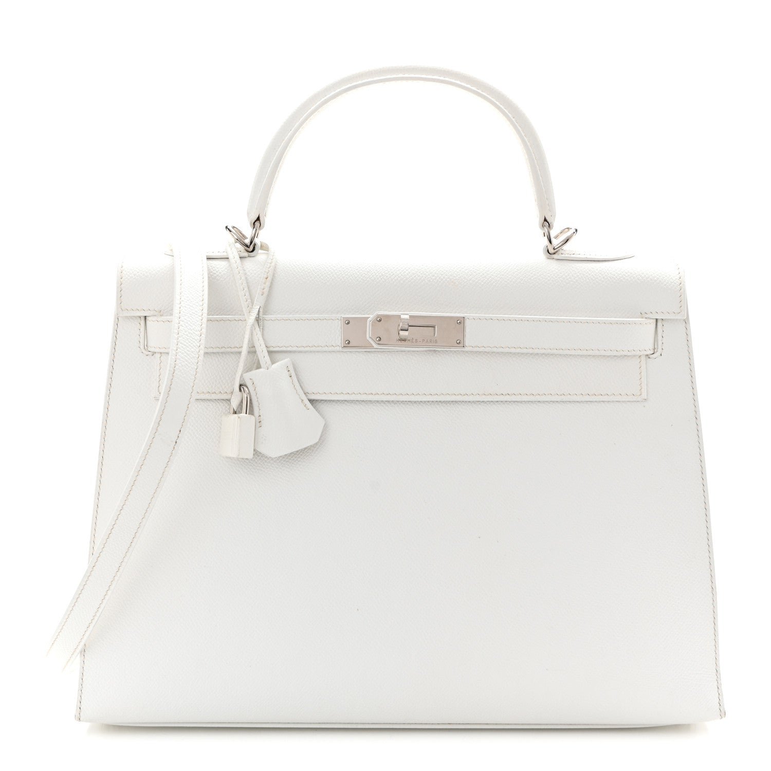 Hermes Hermes Epsom Kelly Sellier 32 White