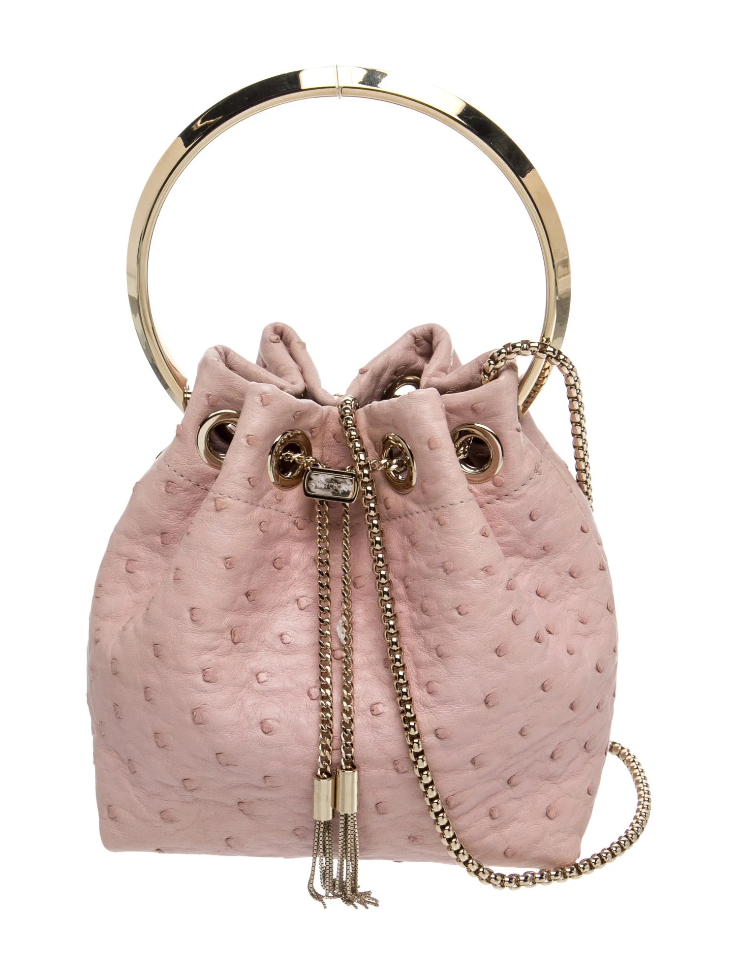 Jimmy Choo Ostrich Bon Bon